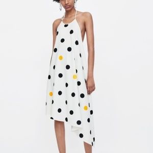 Polka Dot Halter Dress